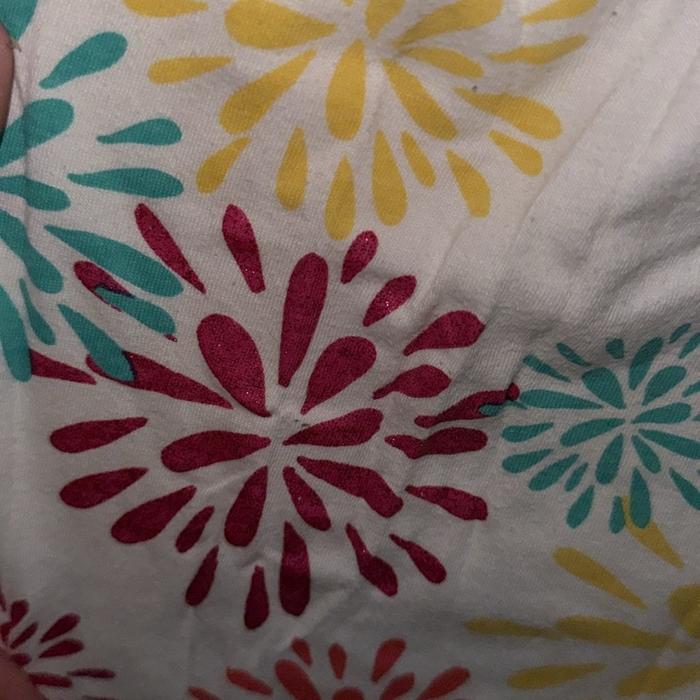 Girls Color Bursts Patterned Tank - Picture 4 of 5